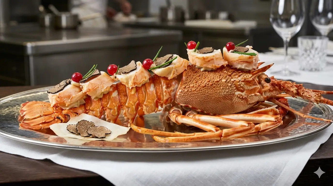 Menu 16 Spiny lobster